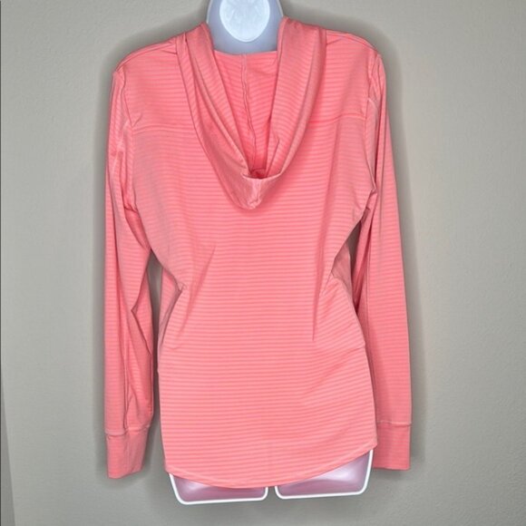 Vineyard Vines Pink Fitted Long Sleeve Polo Sweatshirt - Picture 3 of 4